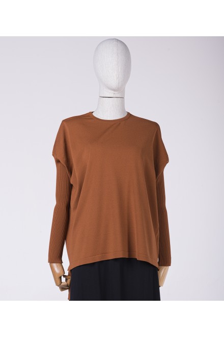 SHORT TUNIC / Cinnamon 5879