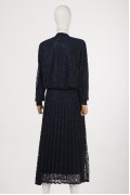 LACE SUIT / NAVY BLUE 6326