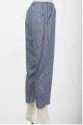 PLAID PANTS / NAVY BLUE