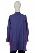 6884 QUILTED KNITWEAR / PURPLE