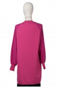  6899 KNITWEAR FABRIC TUNIC /FUCHIA