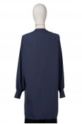  6899 KNITWEAR FABRIC TUNIC / INDIGO