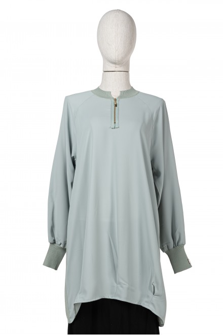  6899 KNITWEAR FABRIC TUNIC /MINT