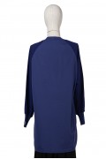  6899 KNITWEAR FABRIC TUNIC /PURPLE BLUE