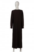  6924 LONG DRESS / BROWN