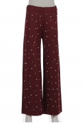 6950 PEARL TROUSERS / CLARET RED