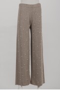 6950 PEARL TROUSERS / DARK BEIGE