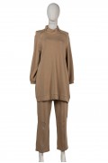 6956 ZIPPERED TRACKSUIT / CAMEL