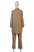 6956 ZIPPERED TRACKSUIT / CAMEL