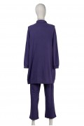 6956 ZIPPERED TRACKSUIT / PURPLE